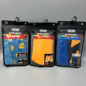 3 Pack! ODD Boxer Briefs, Ranch Doritos, Chohula Hot Sauce, Ruffles Sz XL 36-38"